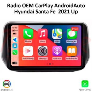 Radio Hyundai Santa Fe 2021+ CarPlay Android 15 Auto 9.1” Pantalla OEM Bluetooth GPS