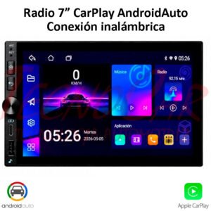 Radio Android 7” CarPlay Android Auto 2GB RAM 32GB GPS Bluetooth
