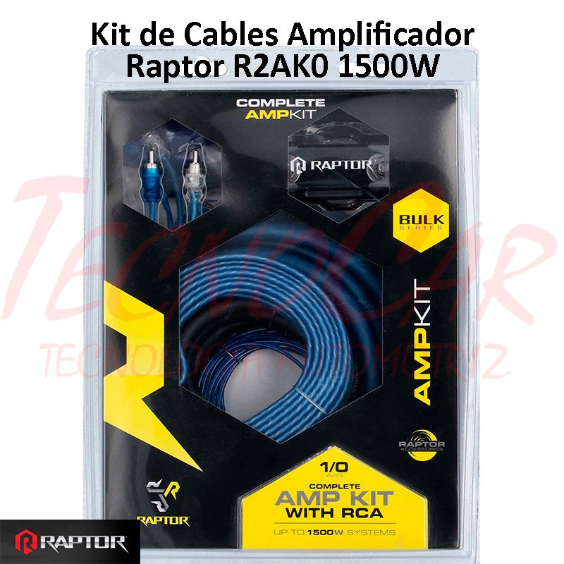 Kit de Cables para Amplificador Raptor R2AK0 Bulk - Metra