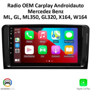 Radio MERCEDE BENZ ML, GL, ML350, CarPlay Android Auto 9.1” QLED Android 15 OEM