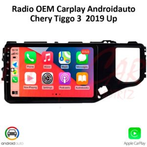 Radio Chery Tiggo 3  2020 Up  CarPlay Android Auto 10.1” Android 15 Pantalla HD OEM