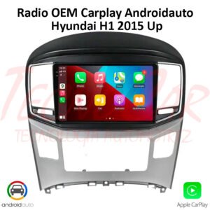 Radio Hyundai H1 2015 Up CarPlay Android Auto 9.1” Pantalla OEM Android 15 Bluetooth GPS