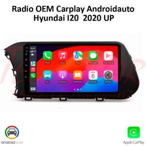 Radio Hyundai I20 2020 Up CarPlay Android Auto 10.1” Pantalla OEM Android 15 Bluetooth GPS